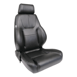 Picture of Scat Engine Components 80-1200-51R Procar Elite Lumbar Series 1200 Seat Right Side Black Vinyl