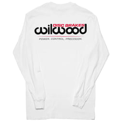 Picture of Wilwood 450-10562-3XL Long Sleeve T-Shirt White 3XL