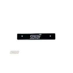 Picture of TurboXS WS08-LPD-BLK-TXS Billet Aluminum License Plate Delete Black CNC Machined TurboXS Logo