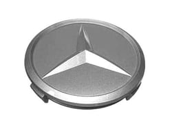 Picture of Genuine Mercedes 1074000025 Wheel Center Hub Cap Gray Star Emblem for Alloy Wheels