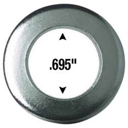 Picture of Gorilla Automotive 79912 Cragar Center Lug Nut Washer Chrome