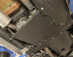 Picture of Rock Hard 4x4 Parts RH6004 Transfer Case Skid Plate Black Steel