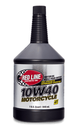 Picture of Red Line Oil 42404 10w40 Motorcycle Oil - 1 Quart Bottle