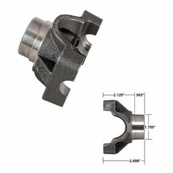 Picture of Strange Engineering U1602 Heavy Duty Pinion Yoke 1350 Series GM 12-Bolt 30-Spline