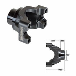 Picture of Strange Engineering U1601 Chrome Moly Pinion Yoke GM 12-Bolt 30-Spline 1350 Series