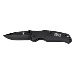 Picture of Klein Tools 44220 Folding Pocket Knife Black Drop-Point Blade 3.5in