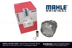Picture of MAHLE 10 0174 094 Piston and Cylinder Set Euro RS 2.7L 90mm 8.5:1 Compression