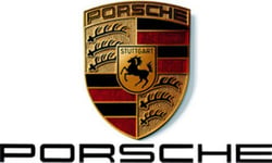 Picture of Genuine Porsche 987-559-237-01 Boxster Titanium Trunk Lid Emblem