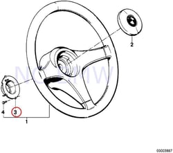 Picture of Genuine BMW 61-31-9-129-499 Airbag Clockspring Slip Ring