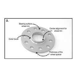 H&R 26556650 DR Series Wheel Spacers — image 2