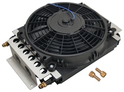 Picture of Derale Performance 13700 Electra-Cool 16-Pass Remote Fluid Cooler with 650 CFM Fan -6AN