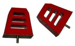 Picture of Skyjacker BP45 Bump Stop 4.5 Inch Lift Pair Red Machined Aluminum