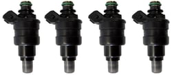 Picture of DeatschWerks 17U-08-1000-4 1000cc Bosch EV14 Fuel Injectors Set of 4