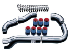 Picture of HKS 1302-SN001 Intercooler Pipe Kit Buff Aluminum 2-Inlet 2-Outlet