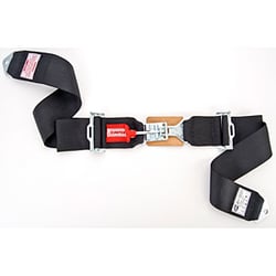 Picture of Simpson Racing Equipment 29024BK 2-Point Lap Belt 55" Bolt-In Pull Down Black