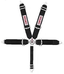 Picture of Simpson Racing Equipment 29110BK 5-Point Camlock Harness 3" Black Pull Down Bolt-In