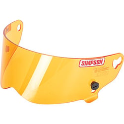 Picture of Simpson Racing Equipment 89403A Super Bandit Helmet Shield Amber with Blue Blocker