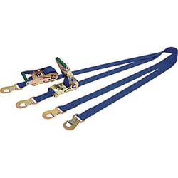 Picture of Simpson Racing Equipment 35007BL Ratchet Tie Downs 2-Inch x 8-Foot Blue