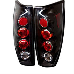 Spyder 5001108 Euro Style Tail Lights - Black Altezza Design — image 2