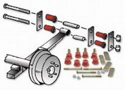 Picture of Prothane 1-801 Front Frame Shackle Bushing Kit for Jeep CJ5/CJ6 1976-1986