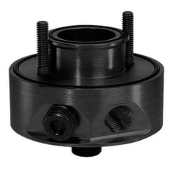 Picture of Moroso 23679 Oil Filter Adapter with NPT Ports for Small & Big Block Chevy