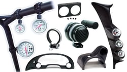 Picture of AutoMeter 22443 A-Pillar Dual Gauge Mount Pod 2-1/16" Honda S2000 2000-2009
