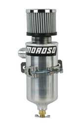 Picture of Moroso 85465 Aluminum Breather Tank with 12 AN Fittings