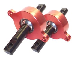 Picture of Blox Racing BXSS-20300-RD Rear Trailing Arm Spherical Bearing Kit - Red