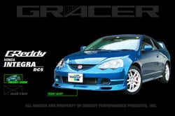 Picture of GReddy 17050072 GRacer Front Lip Spoiler