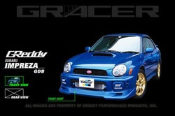 Picture of Greddy 17060052 GRacer Front Lip Spoiler Hard Urethane