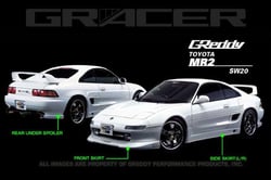 Picture of GReddy 17010063 GRacer Side Skirts FRP