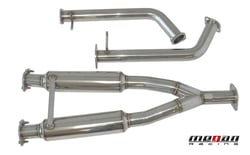 Picture of Megan Racing MIDPIPE-IM05 Mid Section Pipes Stainless Steel Exhaust