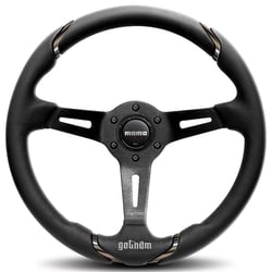 Picture of Momo GOT35BK0B Gotham Tuning Steering Wheel - Black Leather