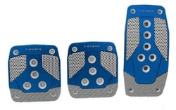 Picture of NRG Innovations PDL-400BL Aluminum Sport Pedal Set - Blue
