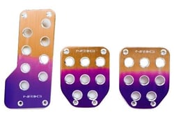 Picture of NRG Innovations PDL-400SL Aluminum Sport Pedal Set - Silver Manual Transmission