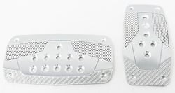 Picture of NRG Innovations PDL-450GM Aluminum Sport Pedal Set with Gun Metal Finish
