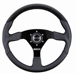 Picture of Sparco 015TL522TUV Lap 5 Black Steering Wheel 350mm