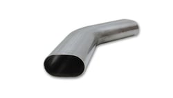 Picture of Vibrant 13192 45 Degree Oval Mandrel Bend 3.5 Inch Stainless Steel