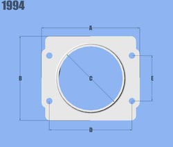 Picture of Vibrant 1994 Mass Air Flow Sensor Adapter Plate for Subaru