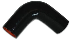 Picture of Vibrant 2746 90 Degree Silicone Elbow 4.00" I.D. x 3.50" Leg Length Black