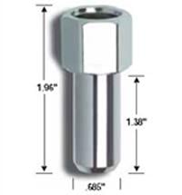 Gorilla Automotive 84087B Chrome Lug Nuts 13/16" Hex 1/2"-20 Thread (4 Pack with Washers) — image 2