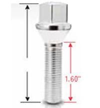 Picture of Gorilla Automotive 17013 Conical Seat Lug Bolt 12mm x 1.50 17mm Hex Chrome