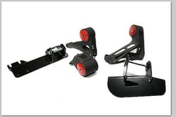 Picture of Innovative Mounts 99150-60A K-Series Steel Motor Mount Kit with 60A Red Bushings