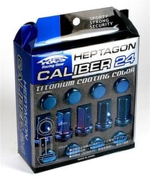 Picture of Project Kics WHPC01 Heptagon Caliber 24 Lug Nuts - 7-Sided Theft Deterrent