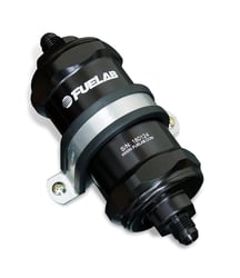 Picture of Fuelab 81831-1 In-Line Fuel Filter 6 Micron -6AN