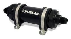 Picture of Fuelab 82823-1 828 Series In-Line Fuel Filter 75 Micron Long Length