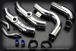 Picture of GReddy 13920401 R35 GT-R RX Intake Manifold Aluminum Piping Kit
