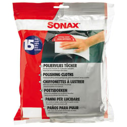 Picture of SONAX 422200 Polishing Cloths 15-Pack Microfiber Detailing Towels