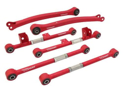 Picture of Truhart TH-S101 Adjustable Rear Lateral Arms Red for Subaru Impreza WRX