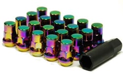 Picture of Wheelmate Products 32905UN Muteki SR48 Open End Lug Nuts 12x1.5mm Chrome